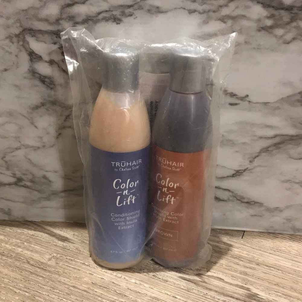 Hair colour shield brown
